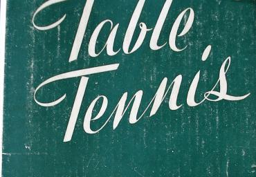 1948 Table Tennis I. Montagu