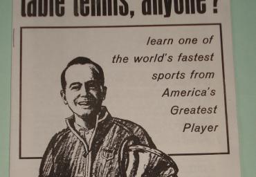 1968 table tennis, anyone Dick Miles