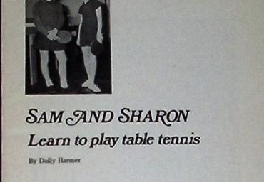 1971 Sam and Sharon learn to play table tennis D. Harmer
