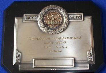 1964 European Club Champion`s medal  Cluj Napoca