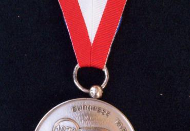 1972 Silver medal EC Rotterdam