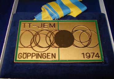 1974 Gold medal EYC Göppingen Germany