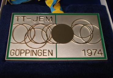 1974 Silver medal EYC Göppingen Germany