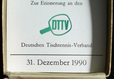 1990 Abschiedsmedaille des DTTV der DDR