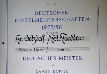 1956 Deutsche Meister DD