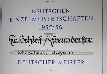 1956 Deutsche Meister Mixed